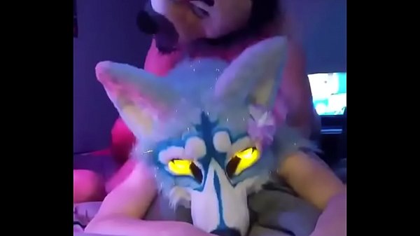 Fursuiter gets fucked in a room full of people