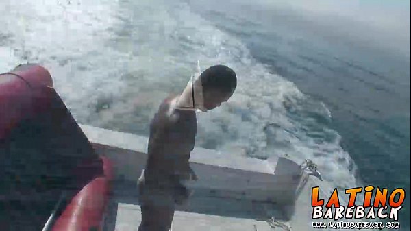 Hardcore ass pounding on a boat outdoor near Sao Paulo