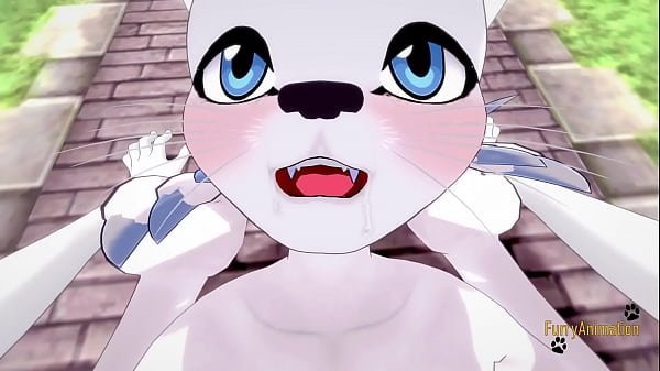 Digimon Pokemon Furry Yaoi Yiff 3D – POV Cinderace x Gatomon blowjob and fucked – Japanese manga anime Cartoon Gay Hentai Porn