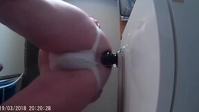 Playing with a plug in my mammoth butt