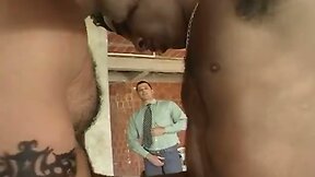 Construction workers take a break and fuck