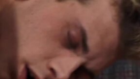 A hot stud bends over and takes on a big 10 inch cock doggystyle.