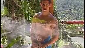 Horny guys in desert sucking cock