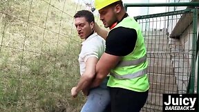 Innocent guy slapped and choked before being barebacked hard – scene 2