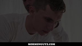 Teen blonde mormon teenager pleasured by church president skye