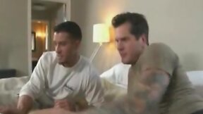 Guys jack off to porn