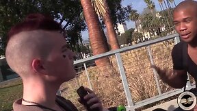 Paris gets drilled by a darky photographer