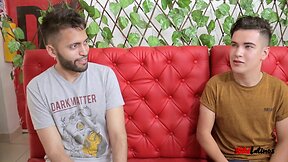 Gabriel’s first time casting with camilo enjoying some good head titanic penis and