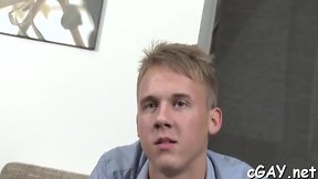 Filthy and delighful facial cum shot for pretty flower teenager