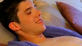 Attractive teen dude ass fucks his lover hard and fast