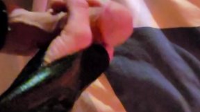 Amateurish solo handjob – giant-sized prick teenagers and crossdressers femboys!