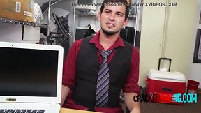 Sipping my interviewer’s titanic coalblack dong in his office