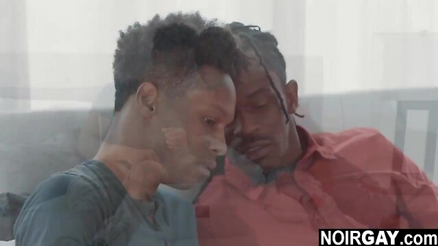 Chocolate step brother caught watching gay porn