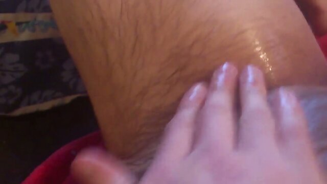 Stroking Oliy Cock to Cumshot