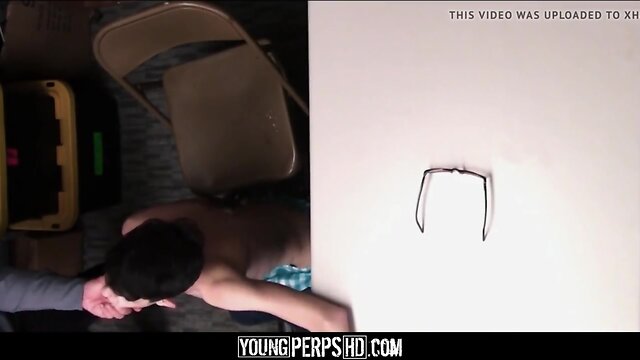 Teenage Straight Boy Pounded Gay Officer Caught Graffiting