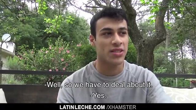 Trickster pays a tattooed punk to ride a strong twinks boner