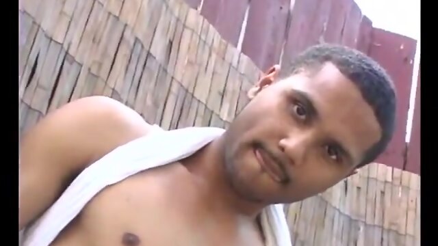 Young black guy solo